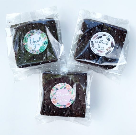 Thank You Brownies (3 inch square)