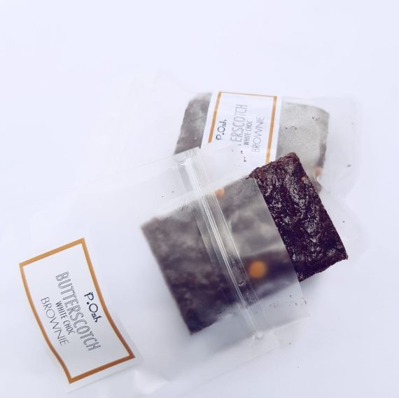 Butterscotch White Choc Brownie